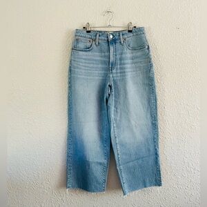 Madewell The Curvy Perfect Vintage Wide Leg Crop Jean NWT size 30